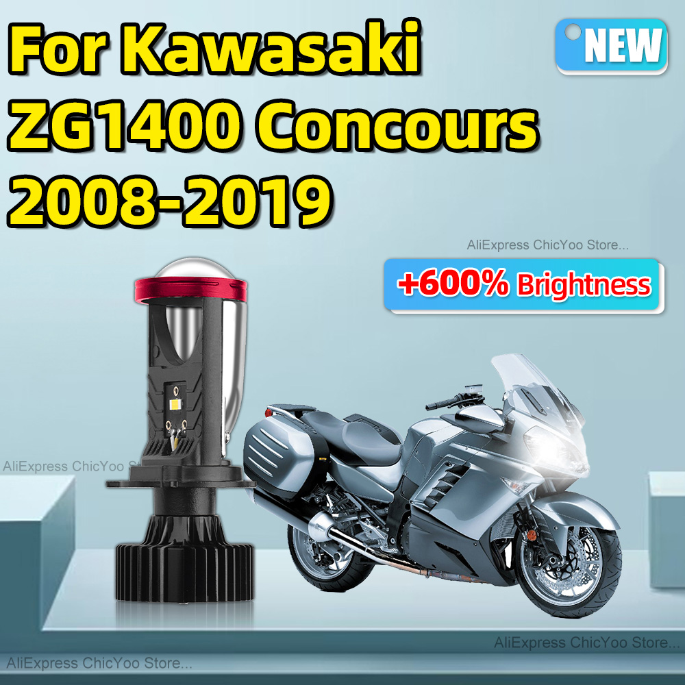 Projector Lamp Replacement - สำหรับ Kawasaki ZG1400 concours 2009-2019 15000LM