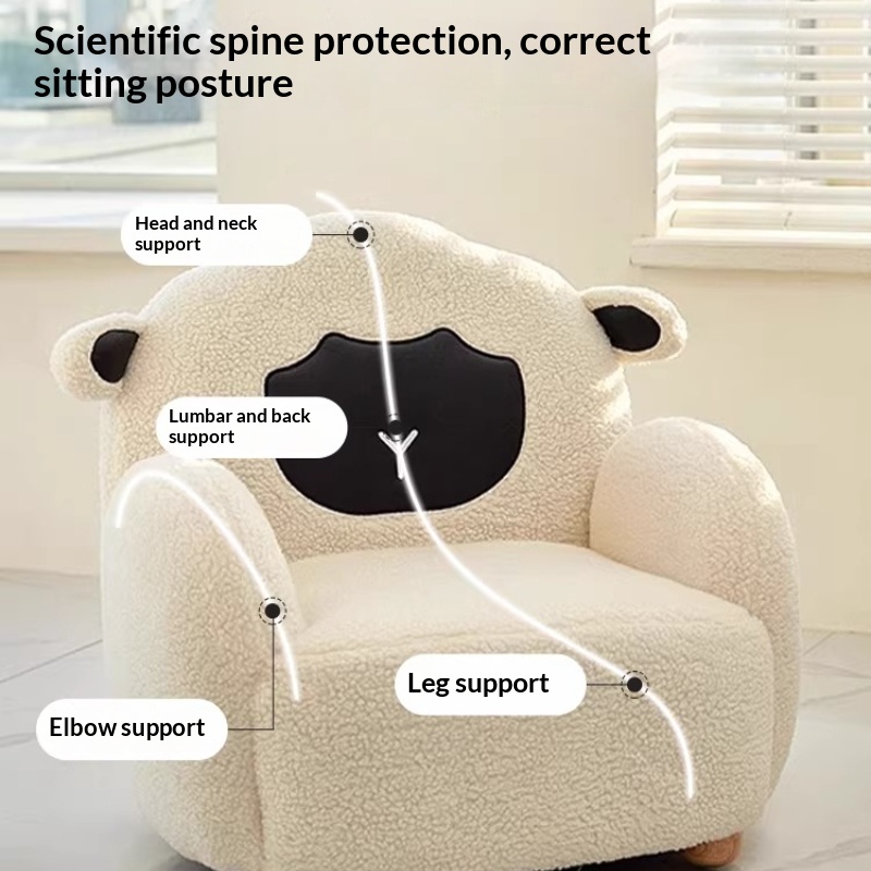 Recliner Sofa Cover - โซฟาเด็ก เก้าอี้เด็กเล็ก ปลอกหุ้มถอดซักได้ กันน้ำ โฟมนุ่ม ลายการ์ตูนน่ารัก