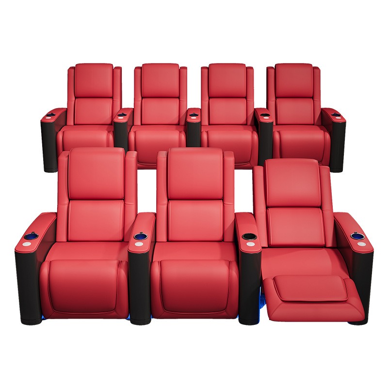 Home Cinema Chairs - โฮมเธียเตอร์ส่วนตัว, ห้องฟังเพลงและดูวิดีโอ, โซฟาไฟฟ้า, โรงภาพยนตร์หนังสือเรื่องสามที่นั่ง, เก้าอี้ชมภาพยนตร์และโทรทัศน์