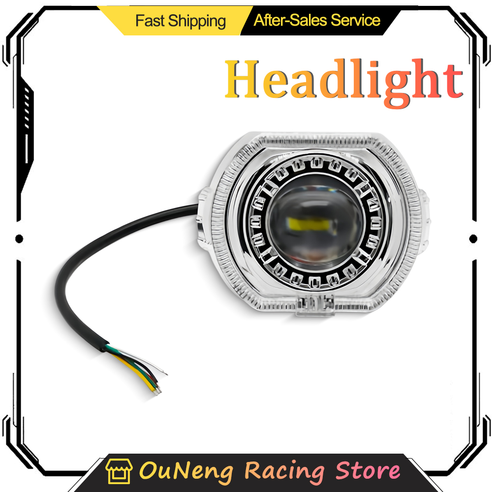 Projector Lamp Replacement - ไฟหน้ารถมอเตอร์ไซค์ LED ขนาด 2.5 นิ้ว พร้อมเลนส์โปรเจคเตอร์