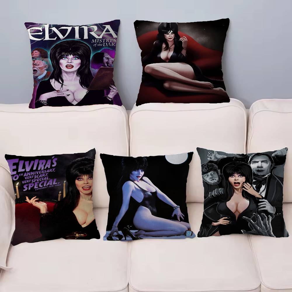 Recliner Sofa Cover - ปลอกหมอนอิงลาย E-Elvira M-Mistress D-Dark สำหรับห้องนอนและห้องนั่งเล่น ปลอกหมอนอิงตกแต่งโซฟา