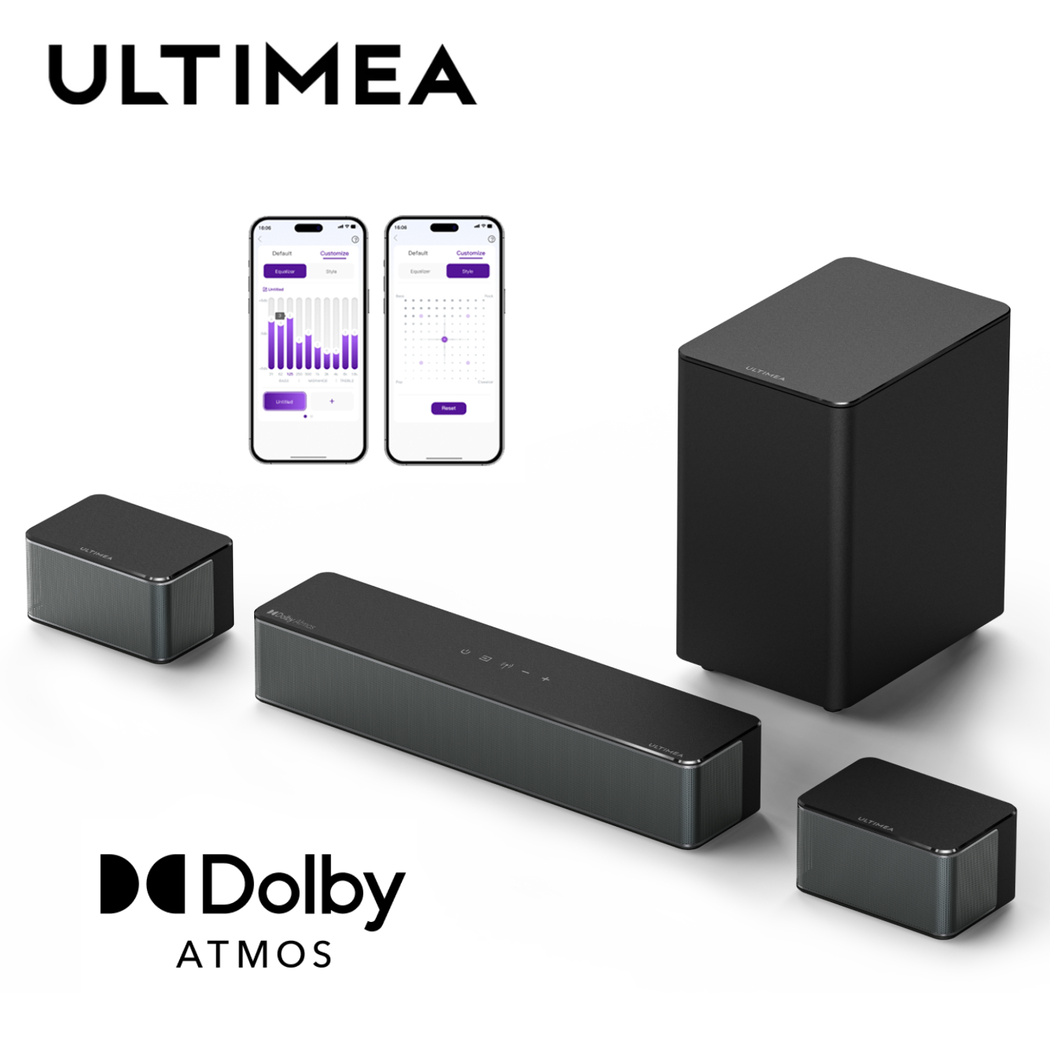 Home Cinema Dolby Atmos - ซาวด์บาร์ ULTIMEA Poseidon M4T ระบบเสียง 5.1