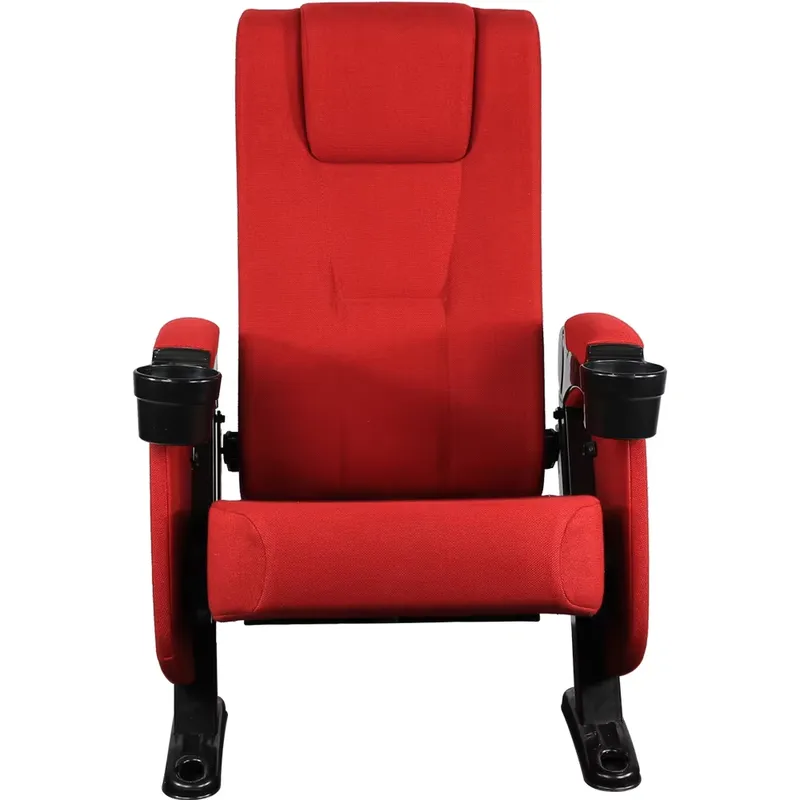 Home Cinema Chairs - เก้าอี้โรงภาพยนตร์แบบพับได้ หุ้มผ้าสั่งทำพิเศษ หรูหรา พร้อมที่วางแก้ว ขายตรงจากโรงงาน เก้าอี้โรงภาพยนตร์คุณภาพสูงสำหรับใช้ในบ้าน