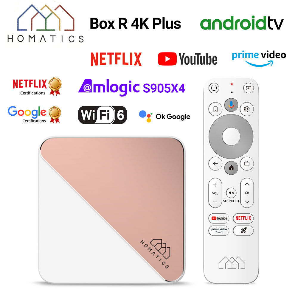 Home Cinema Dolby Atmos - กล่องรับสัญญาณทีวี HOMATICS Box R 4K Plus