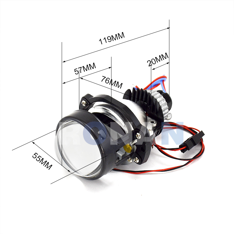 RONAN 2.0นิ้ว Mini Bi-โปรเจคเต - Projector Lamp Replacement บทวิจารณ์และราคา
