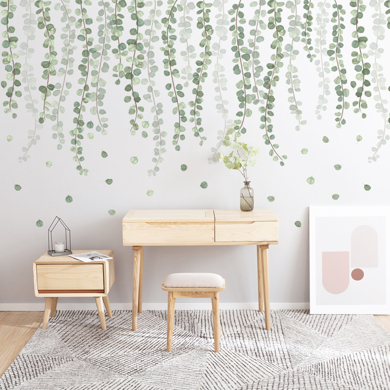 สติ๊กเกอร์ติดผนังลายเถาวัลย์สี - Home Cinema Wallpaper บทวิจารณ์และราคา