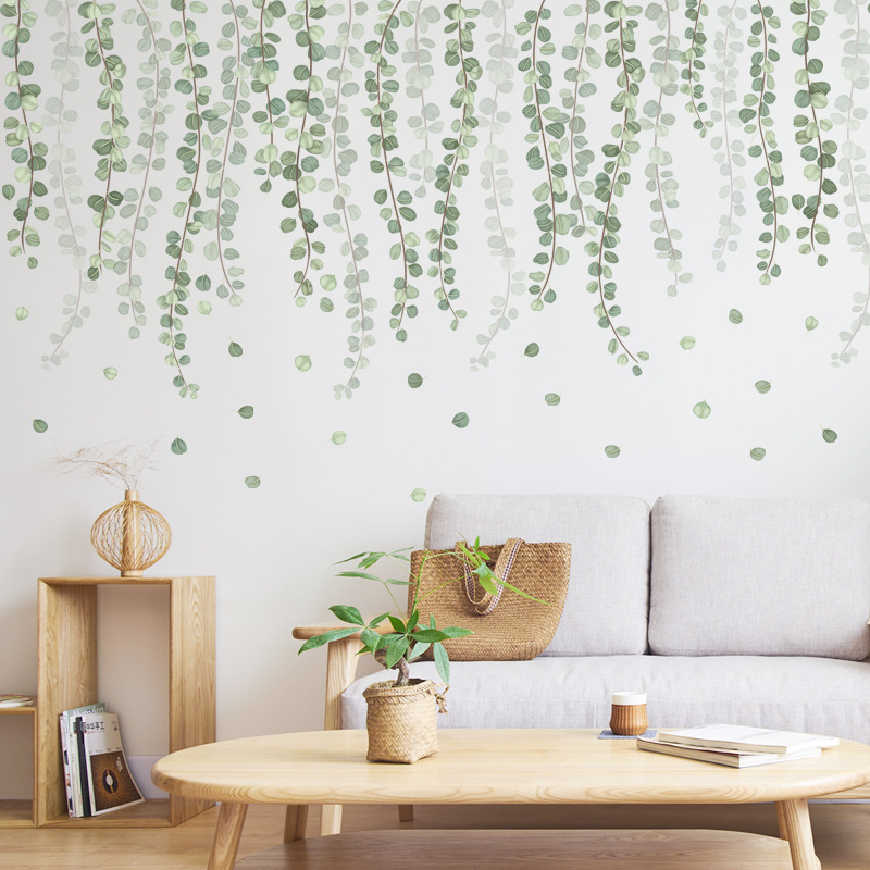 สติ๊กเกอร์ติดผนังลายเถาวัลย์สี - Home Cinema Wallpaper บทวิจารณ์และราคา