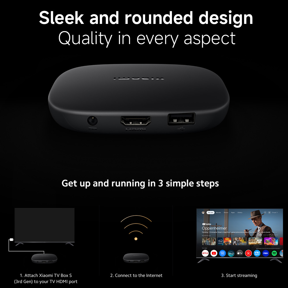 กล่องรับสัญญาณทีวี Xiaomi รุ่น - Home Cinema Dolby Atmos บทวิจารณ์และราคา