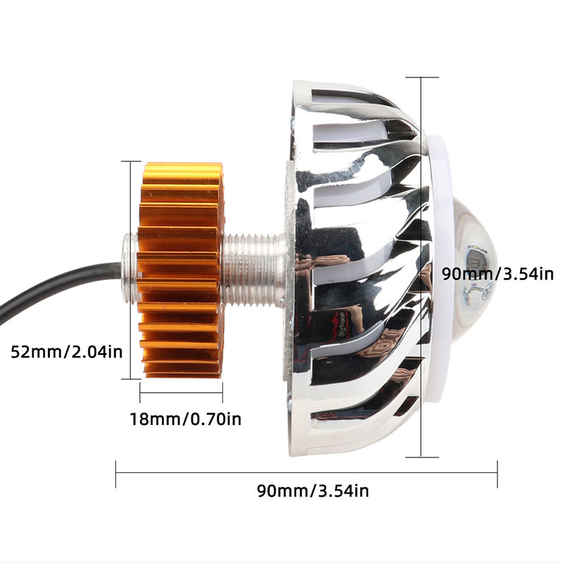 ไฟหน้ามอเตอร์ไซค์ 1 ชิ้น แบบ L - Projector Lamp Replacement บทวิจารณ์และราคา
