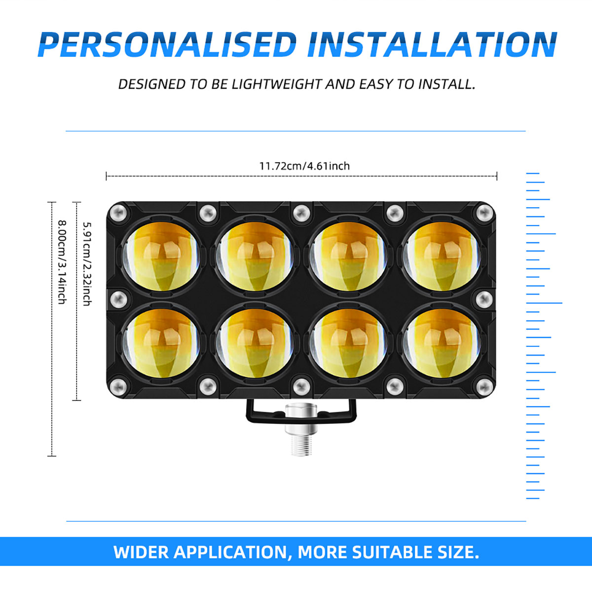ไฟสปอตไลท์เสริมสำหรับมอเตอร์ไซ - Projector Lamp Replacement บทวิจารณ์และราคา