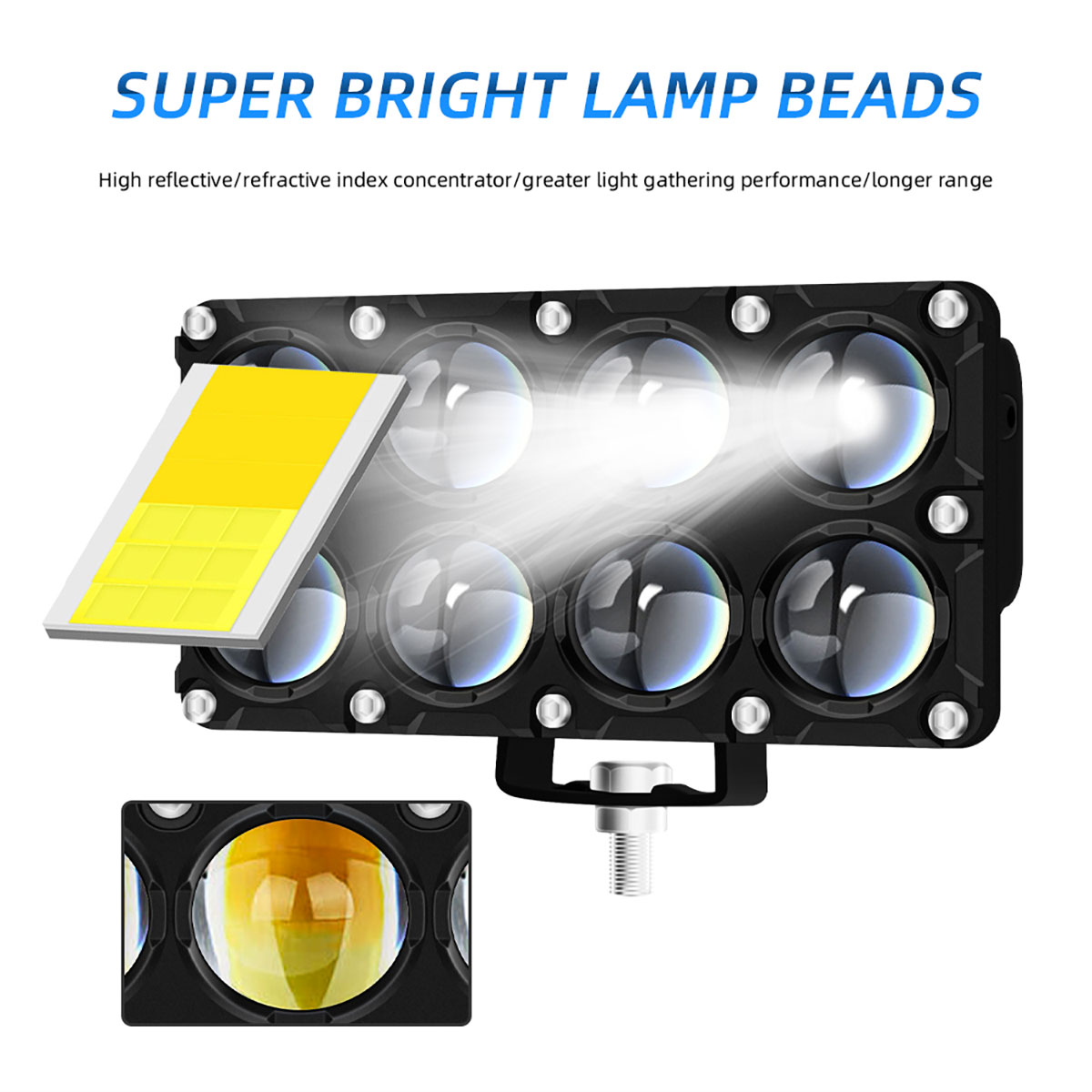 ไฟสปอตไลท์เสริมสำหรับมอเตอร์ไซ - Projector Lamp Replacement บทวิจารณ์และราคา