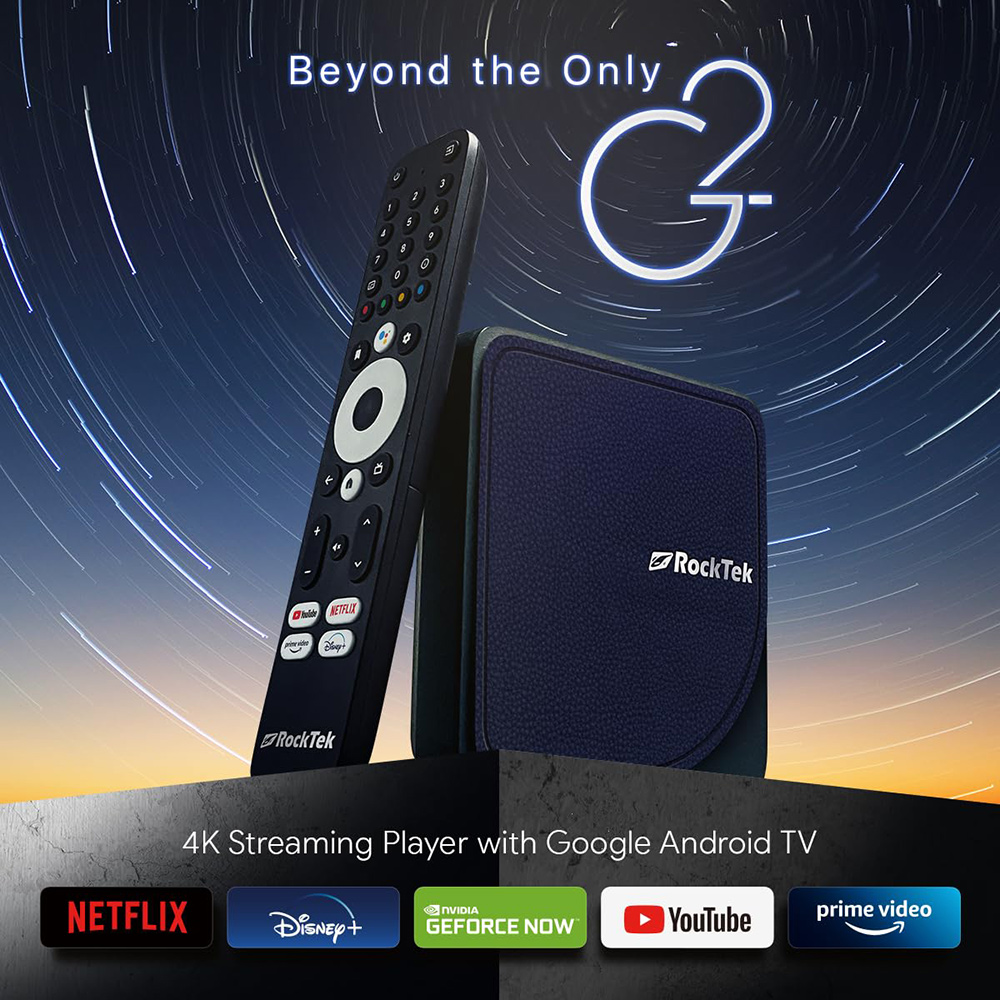 RockTek G2 4K Android TV 14 AT - Home Cinema Dolby Atmos บทวิจารณ์และราคา