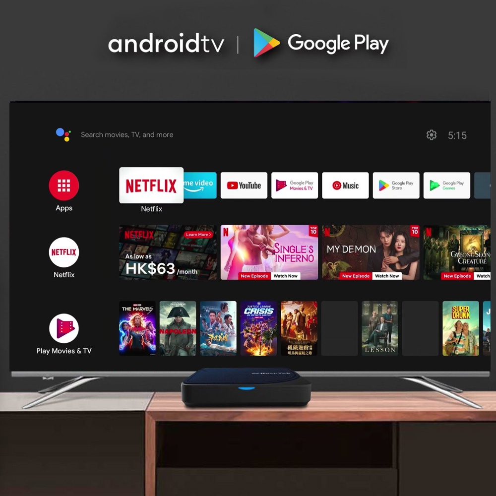 RockTek G2 4K Android TV 14 AT - Home Cinema Dolby Atmos บทวิจารณ์และราคา