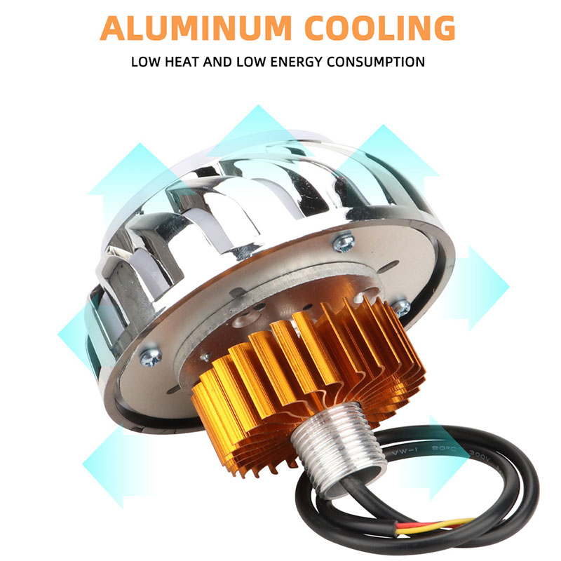 ไฟหน้ารถจักรยานยนต์1ชิ้นไฟคู่  - Projector Lamp Replacement บทวิจารณ์และราคา