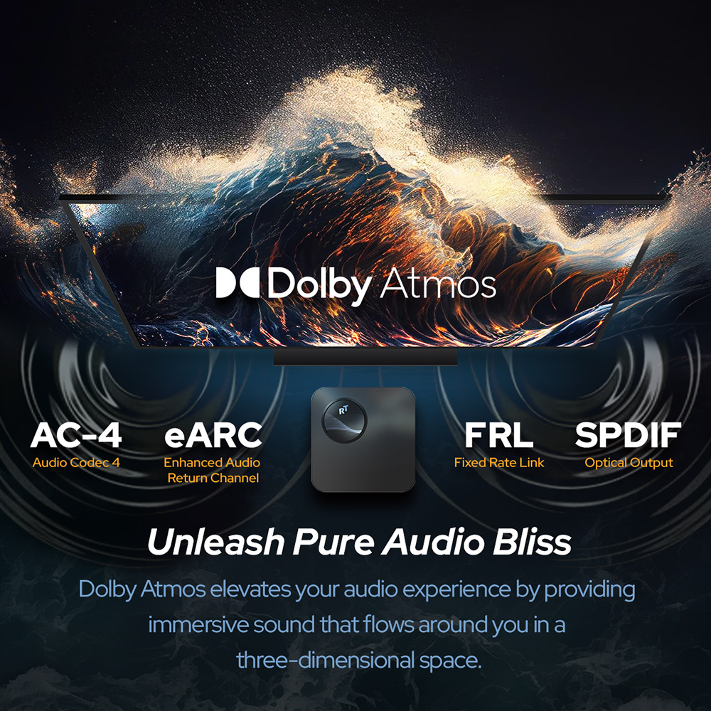 กล่องรับสัญญาณ RockTek GX1 UHD - Home Cinema Dolby Atmos บทวิจารณ์และราคา