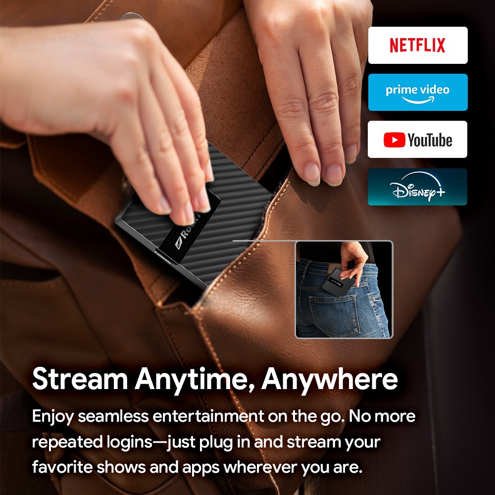 RockTek GB1 ทีวีดองเกิล Netfli - Home Cinema Dolby Atmos บทวิจารณ์และราคา