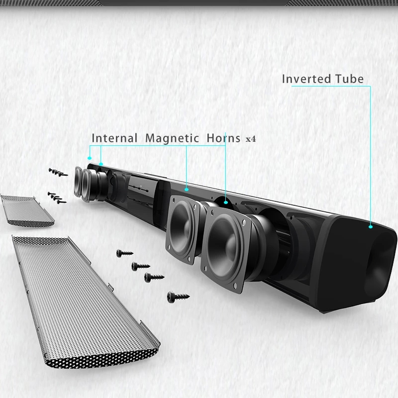 ลำโพงบลูทูธ 40W แบบพกพา กำลังส - Home Cinema Chairs บทวิจารณ์และราคา