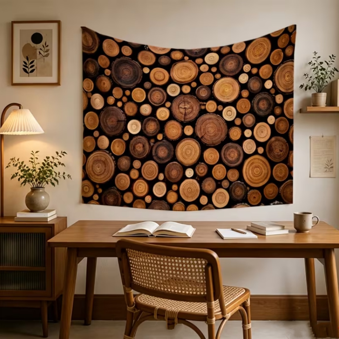 พื้นหลังผนังไม้สีน้ำตาลสไตล์ชน - Home Cinema Wallpaper บทวิจารณ์และราคา