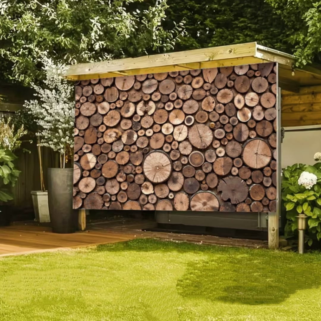พื้นหลังผนังไม้สีน้ำตาลสไตล์ชน - Home Cinema Wallpaper บทวิจารณ์และราคา